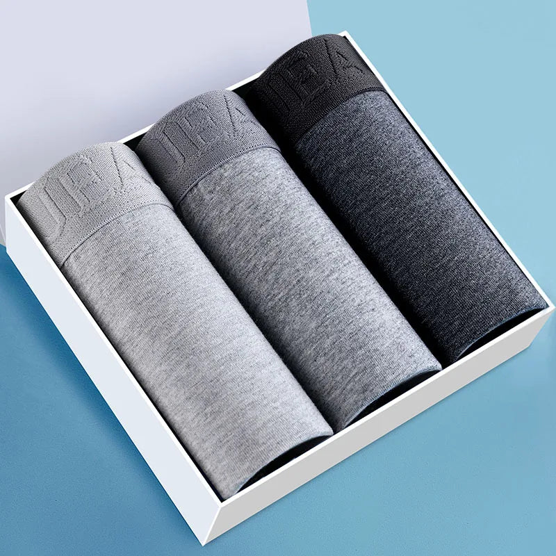 2/3/4/7 PCS Boxer Men's Panties Underpants Pure Cotton Male Comfortable Breathable Man Boxershorts Sexy  Underwear For Men L-5XL