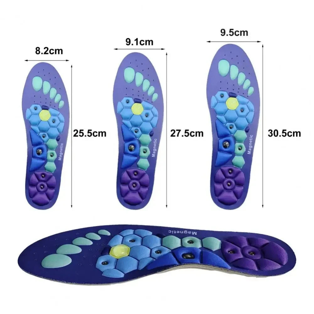 Acupoint Massage Insole Magnetic Insole Running Sports Shock-absorbing Shoe Accessories Customizable Magnetic Therapy Insole Pad