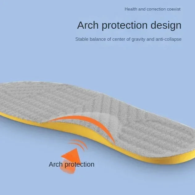 Orthotic Insoles For Flat Feet Arch Support Orthopedic Shoes Sole PU Insoles For Feet Men Women O/X Leg Corrected Care Pad