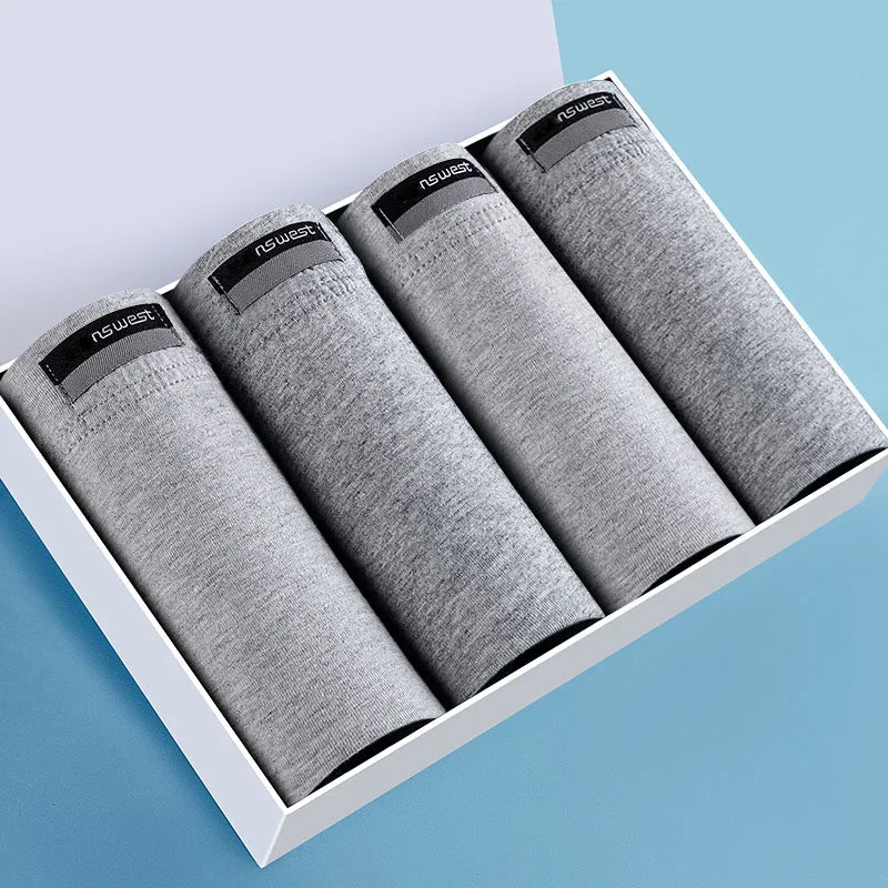 2/3/4/7 PCS Boxer Men's Panties Underpants Pure Cotton Male Comfortable Breathable Man Boxershorts Sexy  Underwear For Men L-5XL