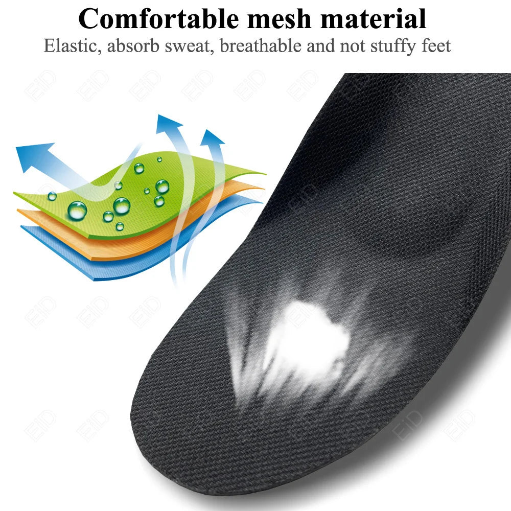 Flat Feet Template Arch Support Orthopedic Insoles,Plantar Fasciitis Heel Pain Orthotics Insoles Sneakers Shoe Inserts Men Women