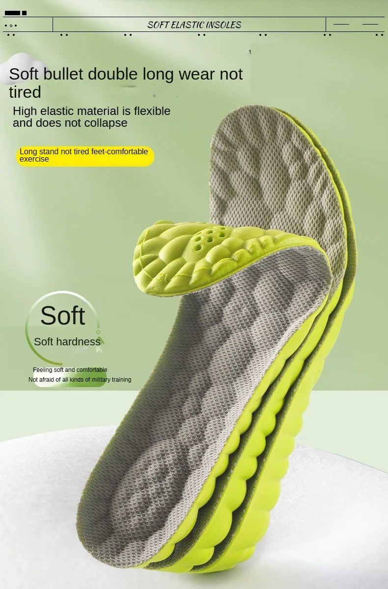 Orthopedic Memory Foam Sport Support Insert Feet Care Insoles for Shoes Men Women Orthotic Breathable Running Cushion Men Women